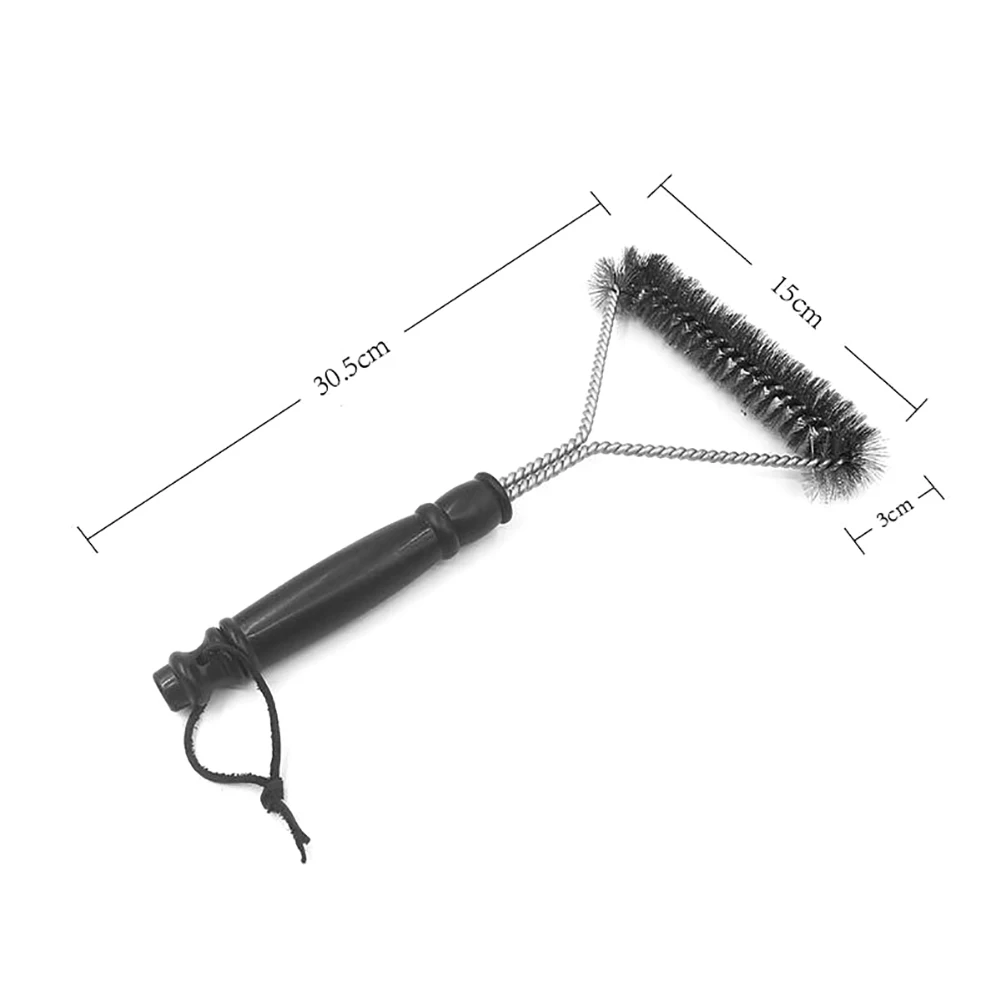 Stainless Steel Barbecue Grill Cleaning Brush Wire Cleaner Scrubbing BBQ Tool |