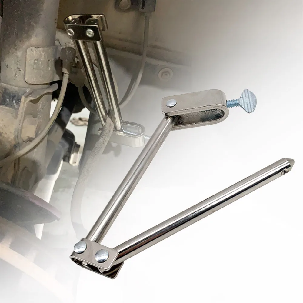 

Fuel Pipe Clamp Tool Effectively Tubing Sealing Cut-Off Pliers Metal Chrome Bars Professional Design Silver Hose Brake