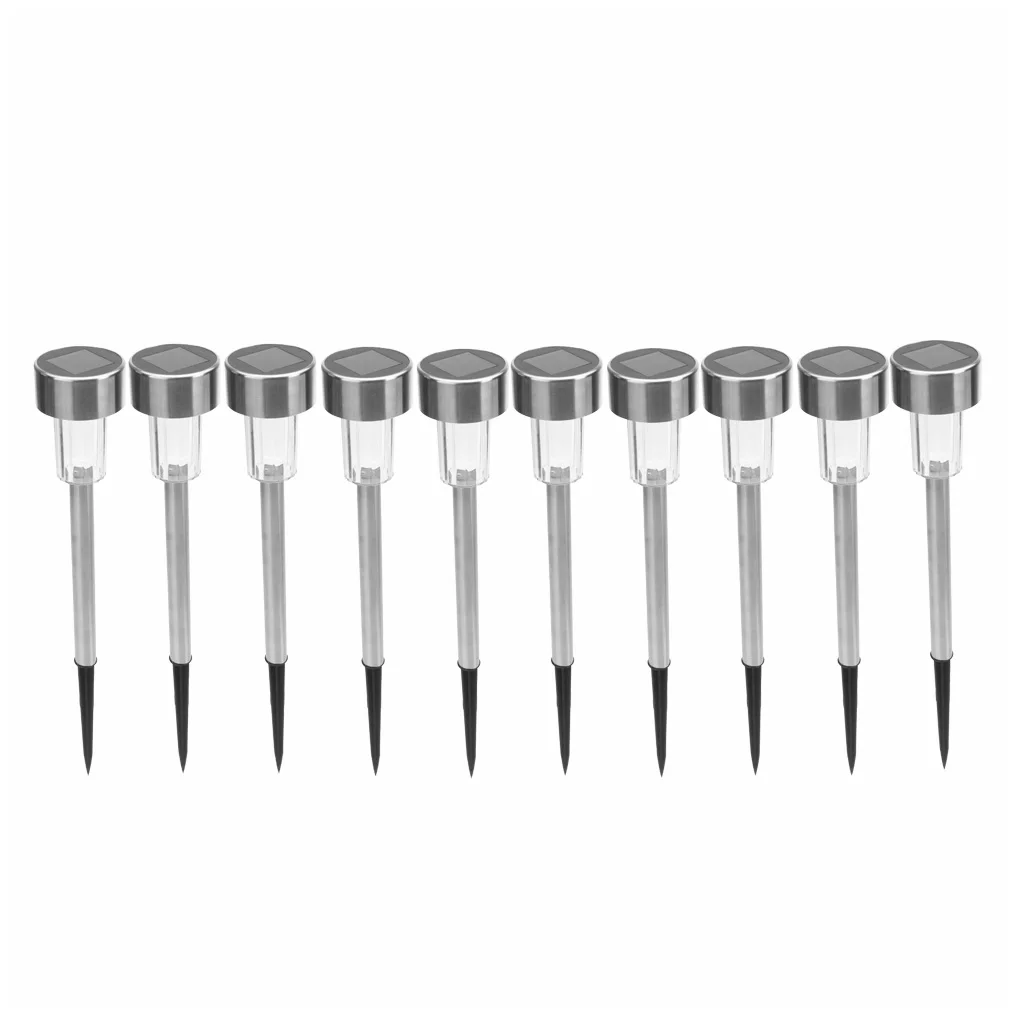 

10Pcs LED Solar Garden Lights Outdoor Powered Lamp Lantern Waterproof Landscape Lighting For Pathway Patio Yard Lawn Decoration