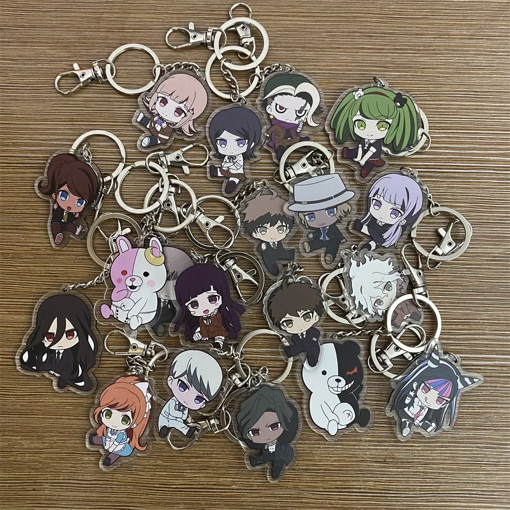 Danganronpa monokuma Naegi Макото Kirigiri Киоко Maizono Monomi брелки двухсторонний брелок Косплэй