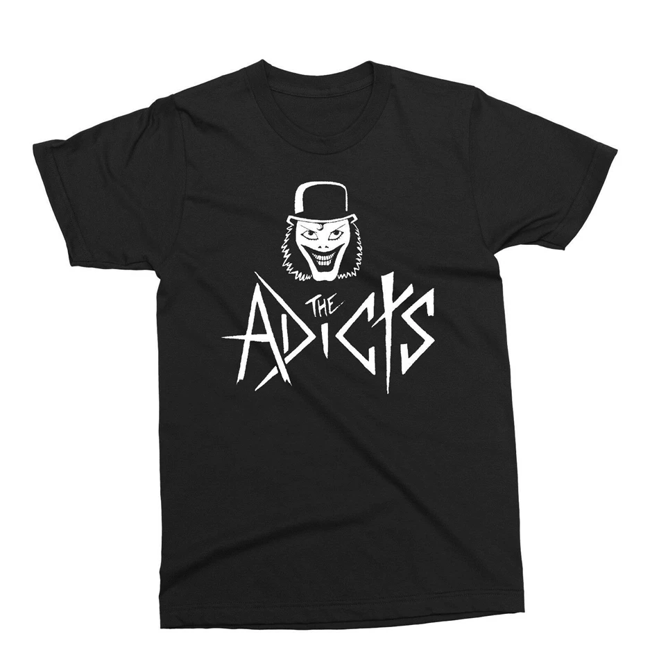 Adicts Face Logo английский панк Skinhead Oi Uk Bootboy эмо обезьяна новая волна крови футболка из дышащей ткани| |