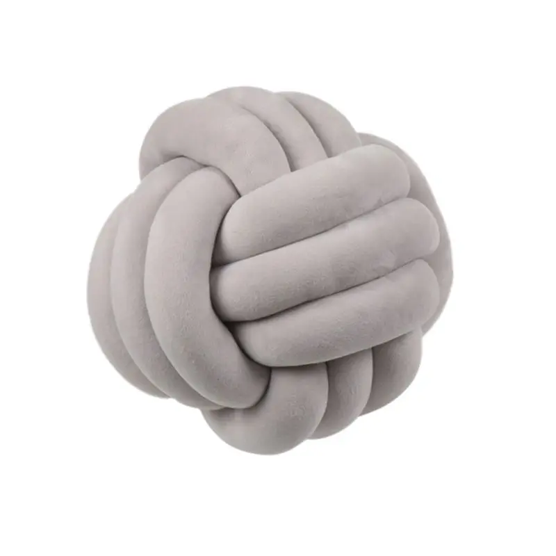 

Soft Knot Ball Cushions Bed Stuffed Pillow Home Decor Cushion Ball Plush Throw
