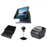 wholeset point of sales 15 inch pos terminal machine factory price pos system with printer