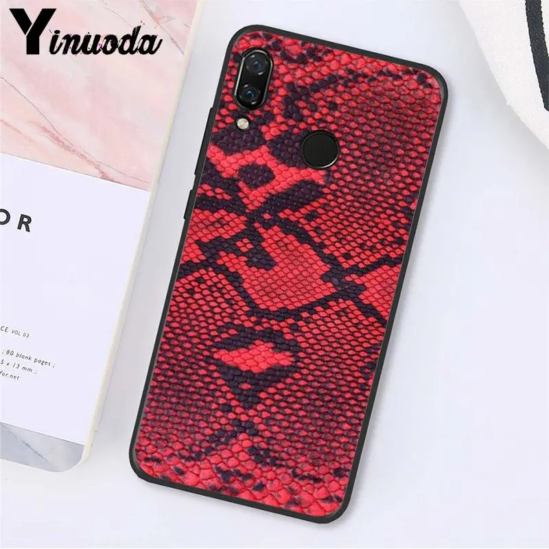 Чехол Yinuoda из змеиной кожи для телефона Xiaomi Redmi8 4X 6A S2 Go Redmi 5 5Plus Note8 Note5 7 Note8Pro |