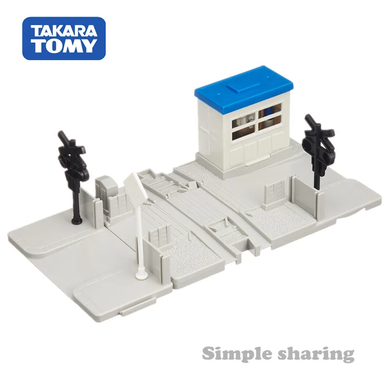 Takara Tomy Tomica железной дороги аксессуар J 18 небольшой перекрёсток Playset коробки
