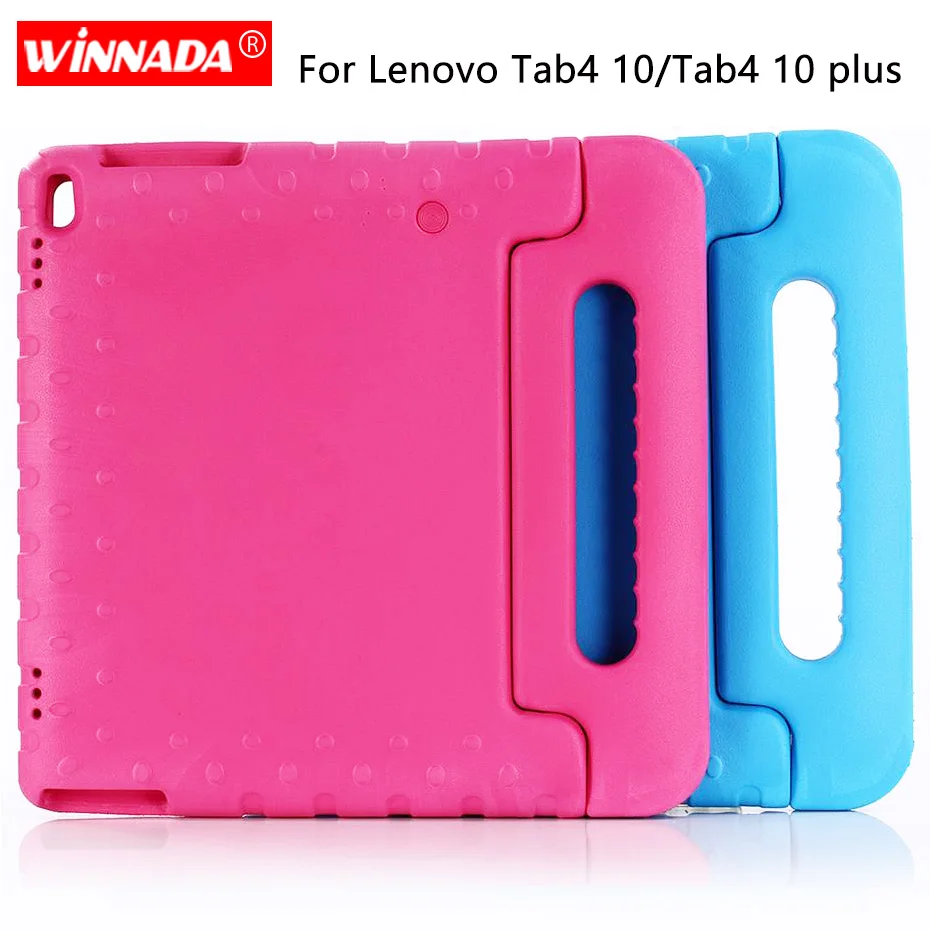 Чехол для Lenovo Tab 4 10 ТБ X304F детский противоударный чехол с полным покрытием ручки