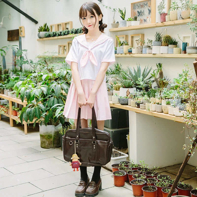 

Корейская школьная форма для девушек Jk, темно-синий матросский костюм для женщин, японская школьная форма, белая хлопковая рубашка + юбка