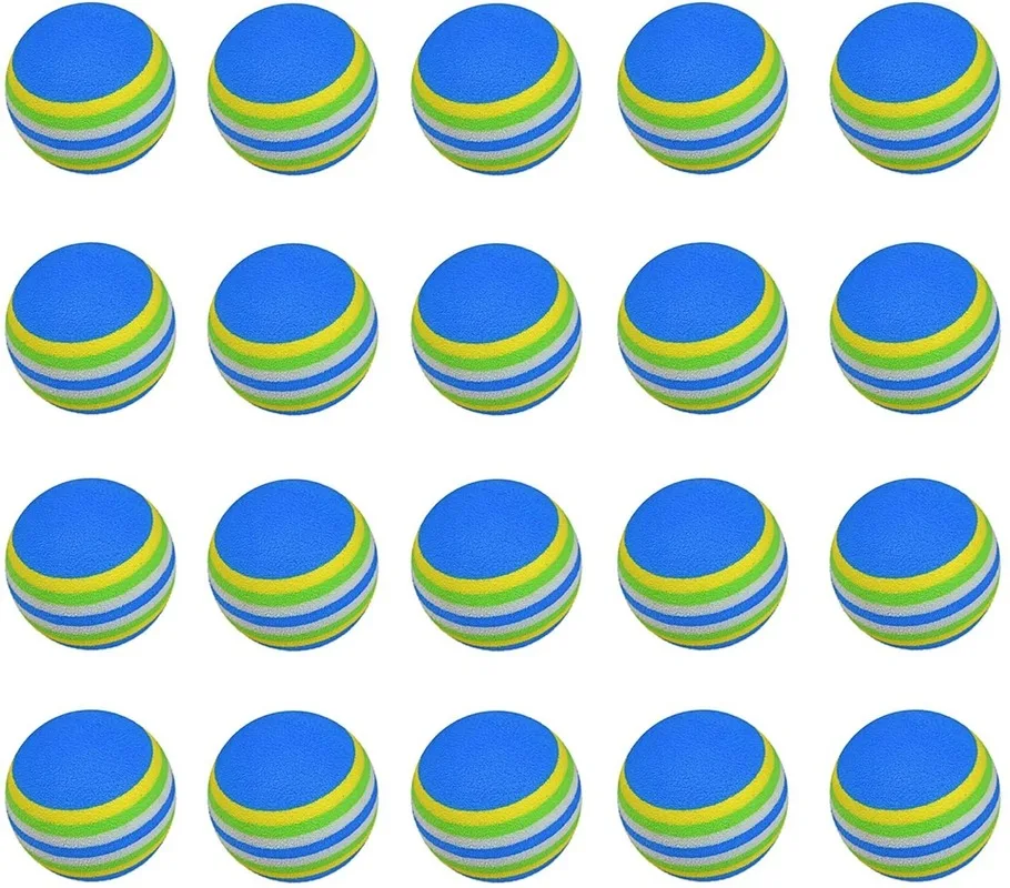 

20pcs Sponge Golf Ball Golf Training Soft Balls Practice Ball
