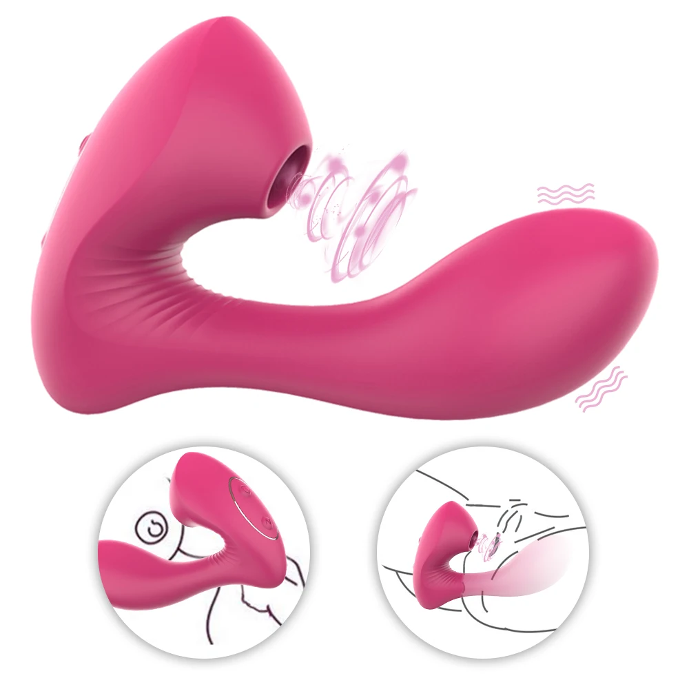 Силиконовый вибратор для стимуляции клитора с двойным током|Секс-игрушки