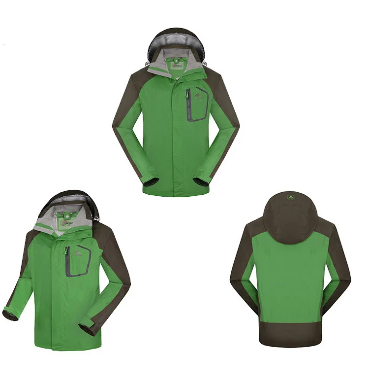 ROYALWAY New arrival Mens Hiking Windbreaker Camping Trekking Climbing Fishing Male Jackets Waterproof Coats RFOM1046E