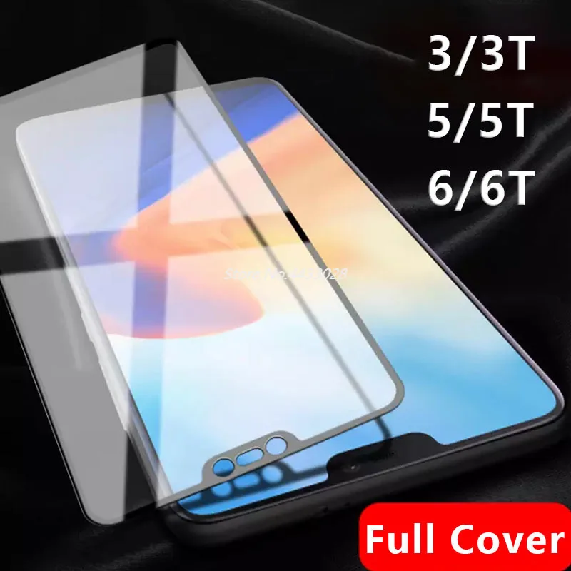 

For Oneplus 6 Tempered Glass Original On One Plus 6t 5t 3t 3 5 6 T Screen Protector T6 T5 T3 Protective Film Oneplus6 Plus6 Glas