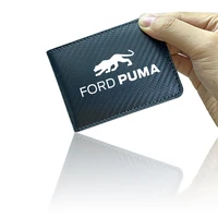 for ford puma f150 f 150 car passport drving wallet credit bank card holder fashion purse brand pu purse car accessories