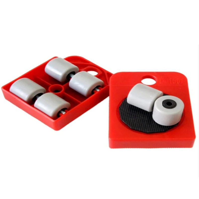 

1 Piece Convenient Rubber Material 360 Rotation Mover Wheels Easy To Use