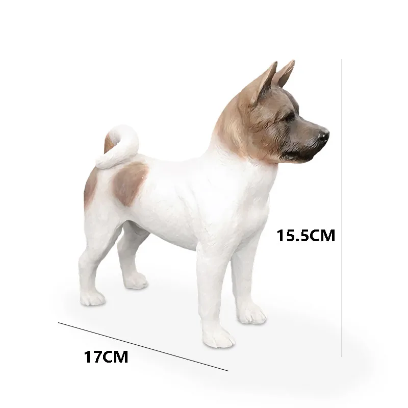 

Fashion Akita Dog Model Simulating Dog Vehicle Crafts Figurines Miniatures Decoration Murals New Crafts Accessories Furnishing