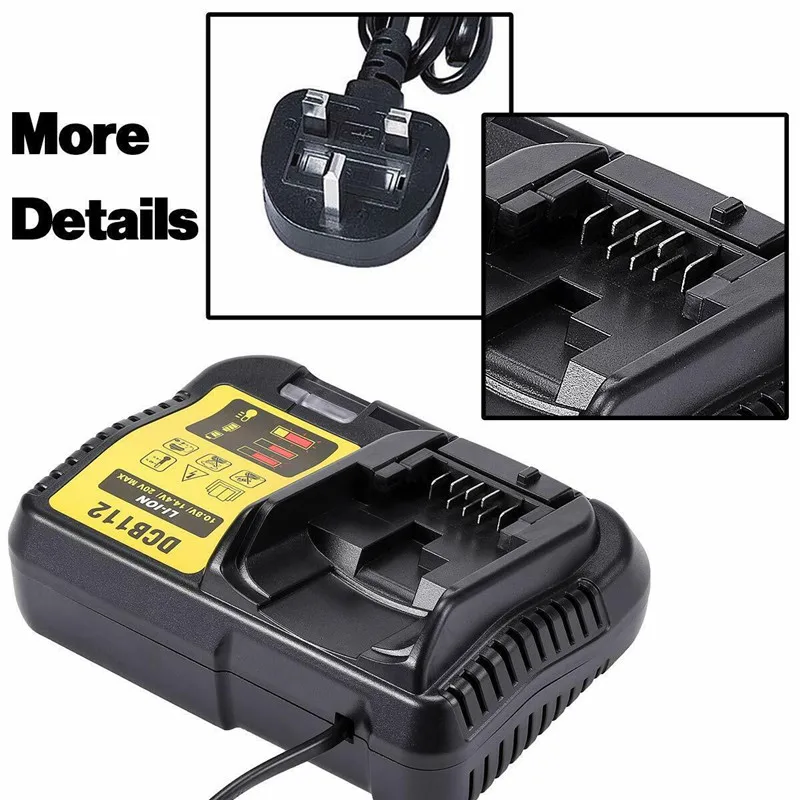 New Rapid Multi Battery Replacement Charger for Dewalt 10.8-18V XR Li-ion DCB112 Fast Lithium | Автомобили и мотоциклы