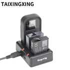 Зарядное устройство для GoPro hero 5, 6, 7, 3 слота USB, Wi-Fi, пульт дистанционного управления