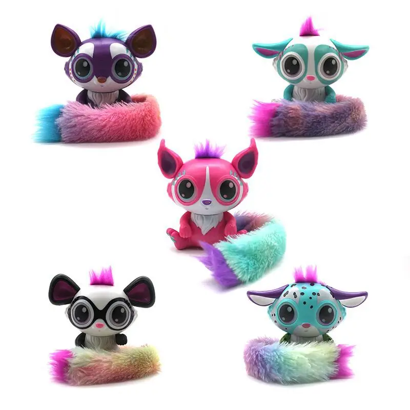 Плюшевая игрушка Lil Gleemerz Acousto-optic Touch Interactive Pet волшебный цвет хвост фигурка лисы модель игрушки Дети Рождественские подарки
