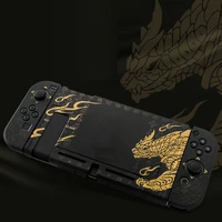 soft tpu skin protective case for monster hunter rise nintend switch ns console joy con protection back housing shell cover