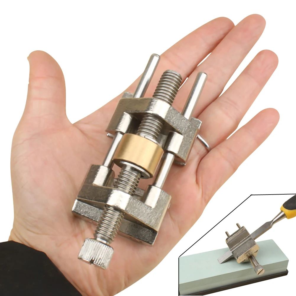 

Chisel Plane Blade Sharpening Guide Angle Block Honing Sharpening Jig Gold