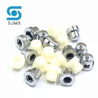 20pcs gjw103 silver plating push button switch cap hat 1110mm inner hole 3 4mm for 6 6 mm tactile tact micro switch