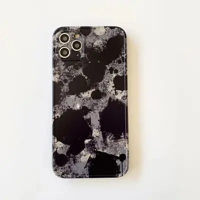 

Individualized splash-ink mobile phone case for men and women iPhoneXS MAX Apple 1112pro 8p soft cover 7P