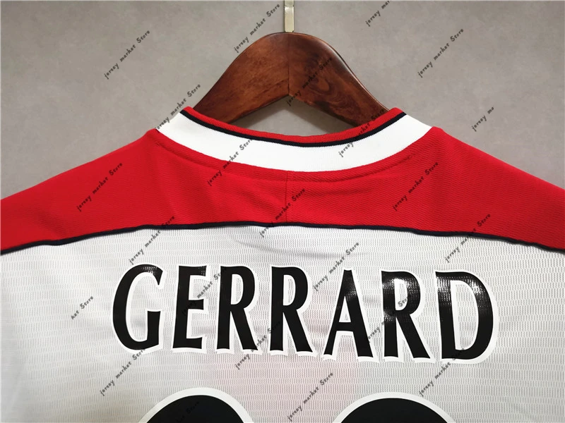 

28 GERRARD 1998-99 away Retro Soccer Jersey Classics Football Shirt