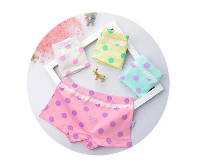 12 шт./лот детское нижнее белье для девочек с милым мультяшным рисунком детские