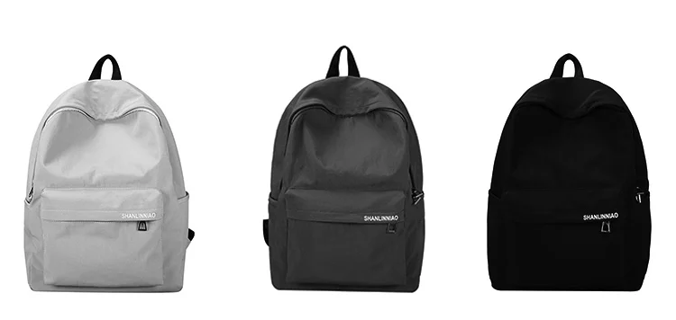 Дешевый Холщовый Рюкзак Mochila, черный женский рюкзак, школьные сумки для подростков, парные рюкзаки, повседневные, 4 цвета, прочные