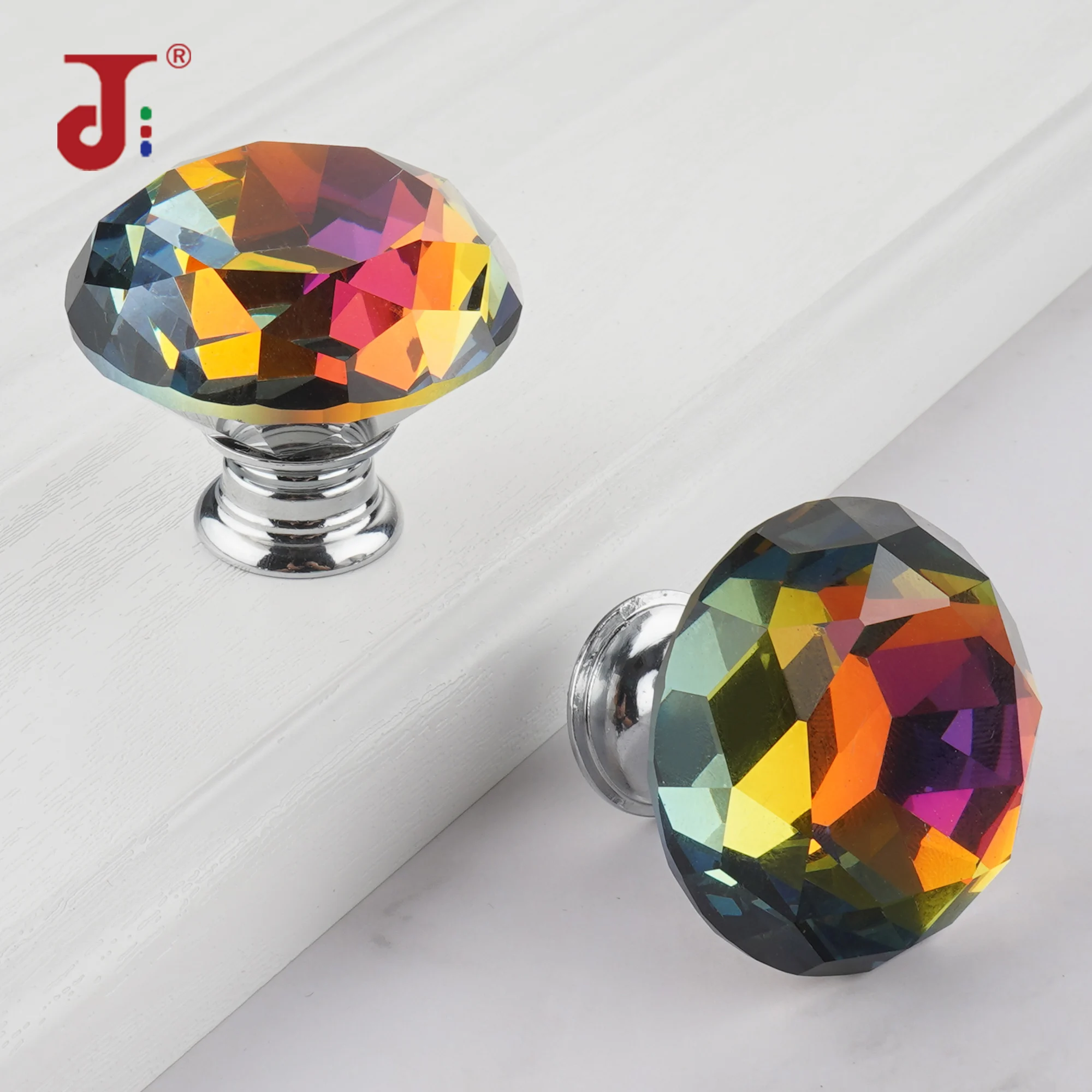 

Colours Diamond Shape Handles For Cabinet Handle Knobs Door Wardrobe Pull Furniture Accessories Color shake handshandle