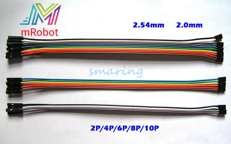 

Dupont Jumper Wire 2/4/6/8/10P Male to Male + Female to Male + Female to Female Jumper Wire Dupont Cable for arduino DIY KIT