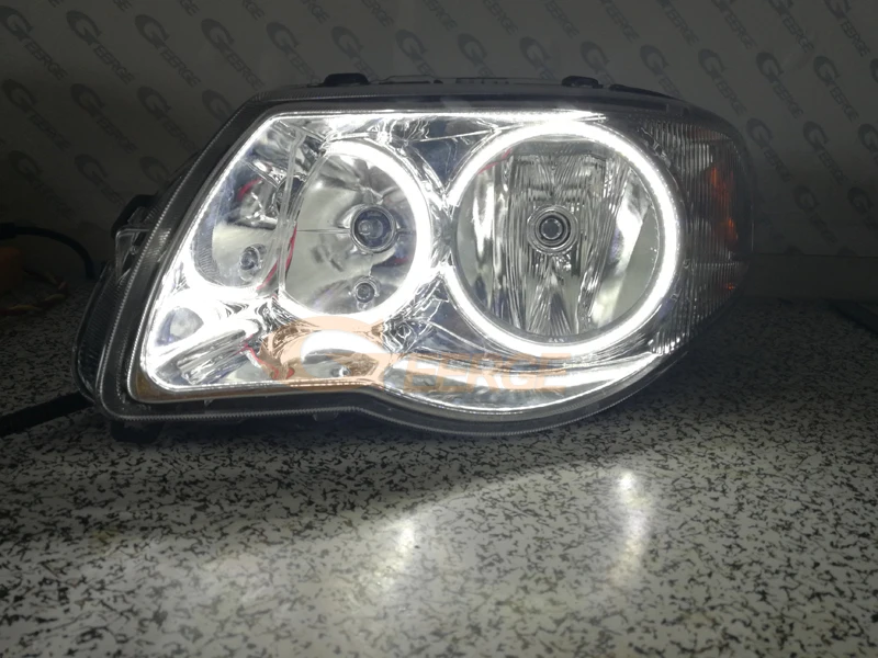 Для Chrysler Voyager Grand IV 2005 2006 2007 2008 ультра яркий SMD LED Ангельские Глазки halo кольца