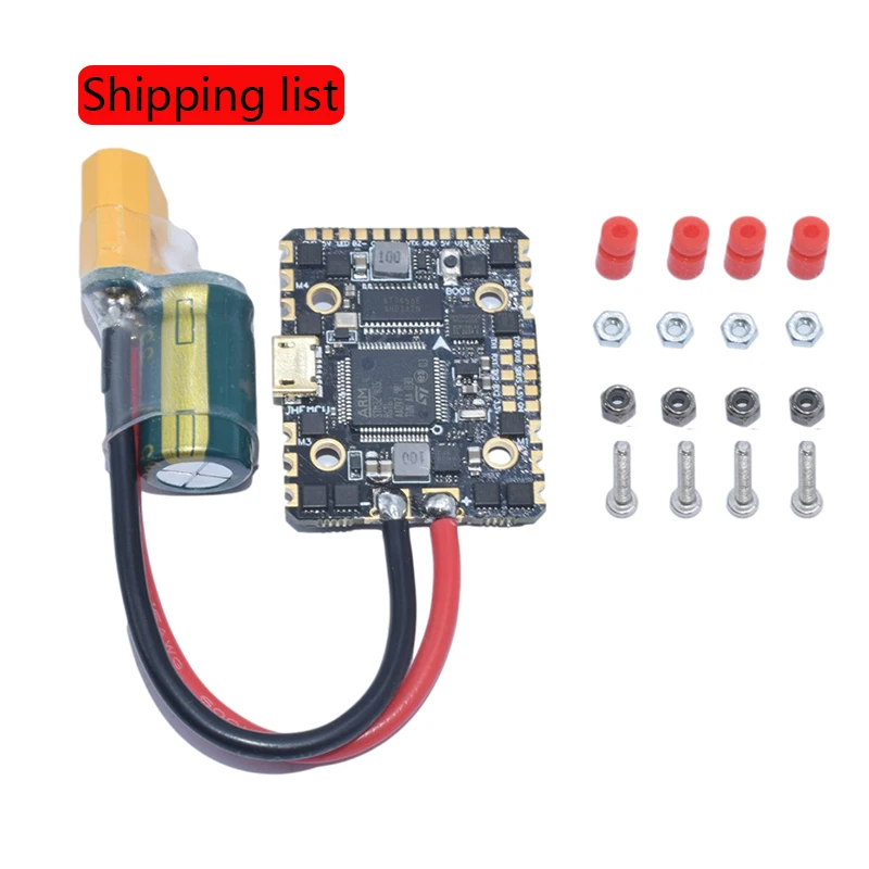 

AuroraRC F420A AIO F411 F4 Flight controller & 20A / 35A 2-6S Blheli_S Brushless ESC Stack for RC Drone FPV Racing RC Parts