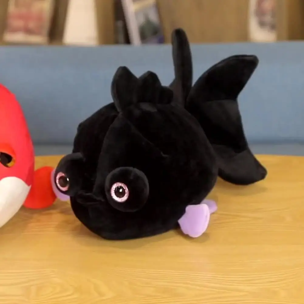 

Animal Plush Doll Strong Flexibility PP Cotton Fluffy Small Plush Stuffed Animal Goldfish Goldfish Doll for Dorm