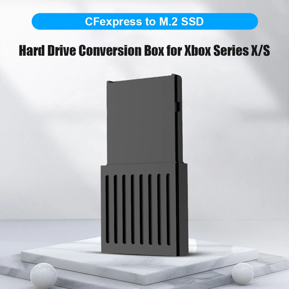 for xbox series xs aluminum alloy external console hard drive conversion box m 2 nvme 2230 ssd expansion card box free global shipping