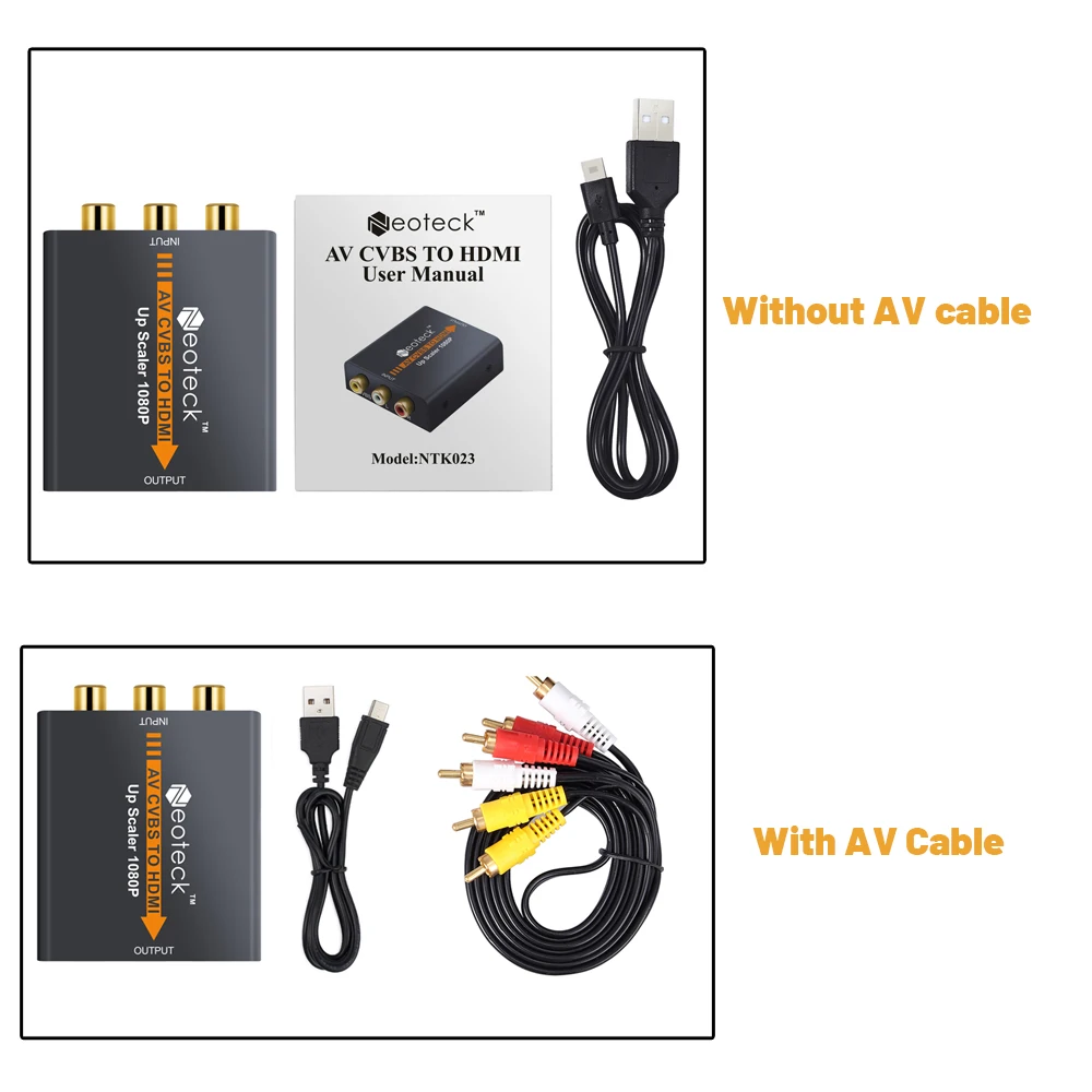 CVBS к HDMI совместимый конвертер 1080P 3RCA AV композитный адаптер для ПК PS3 STB Xbox VHS