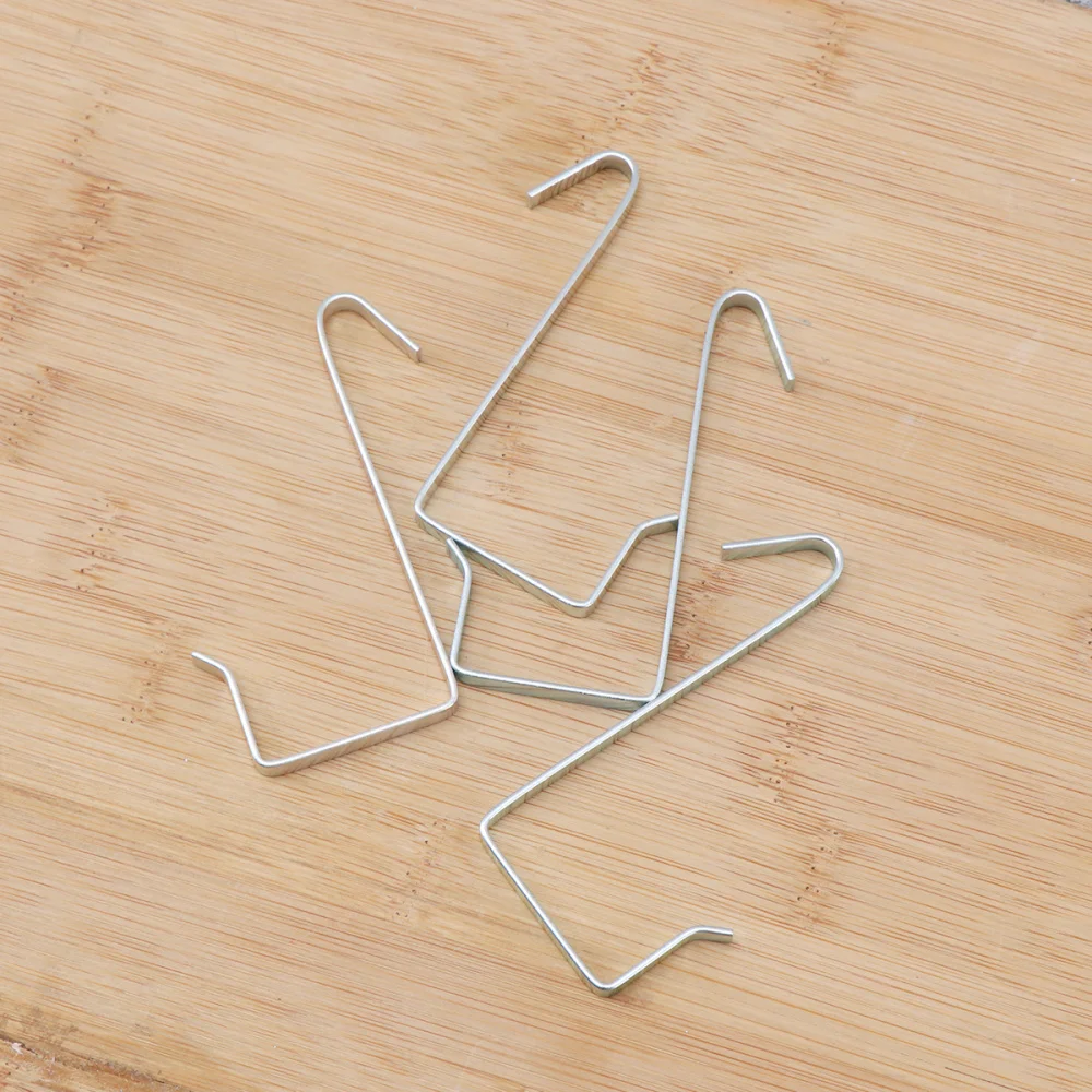 

52Pcs Blue Iron Door Back Hooks Multifunctional Traceless Over the Door Hanger for Wall Storage Bag Pocket Hanging Bag