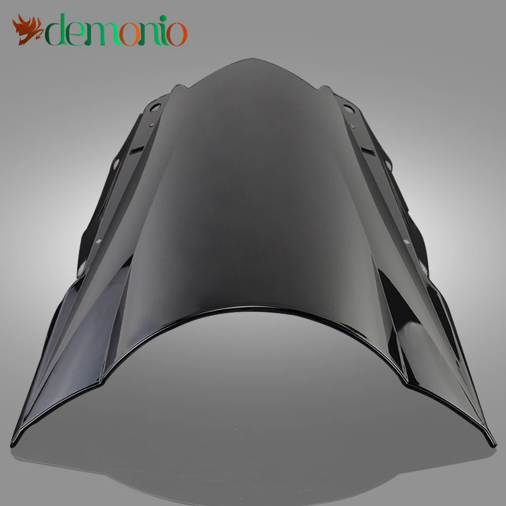 

For YAMAHA YZF R3 R25 2013 2014 2015 2016 2017 2018 2019 YZFR3 YZFR25 Motorcycle Windshield WindScreen Double Bubble Windproof