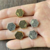 20pcs alloy 2 lotus pattern spacers diy two color metal alloy to make bracelets and necklace parts wholesale jewelry