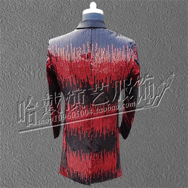 S-5XL! Модная красная и черная Пылезащитная куртка с градиентами волшебника