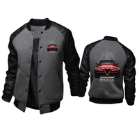 3d printing cars mens coats patchwork stand collar bomber jacket alfa romeo giulia outerwear outing casual walking topshirts