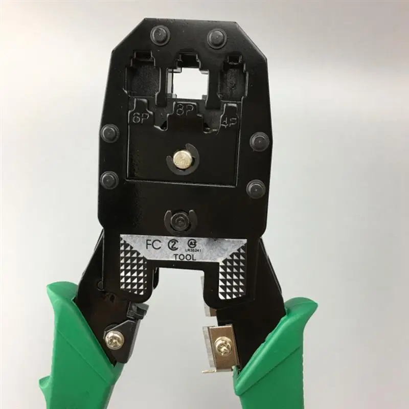 Трехцелевые сетевые плоскогубцы с кристальной головкой для сетевого кабеля