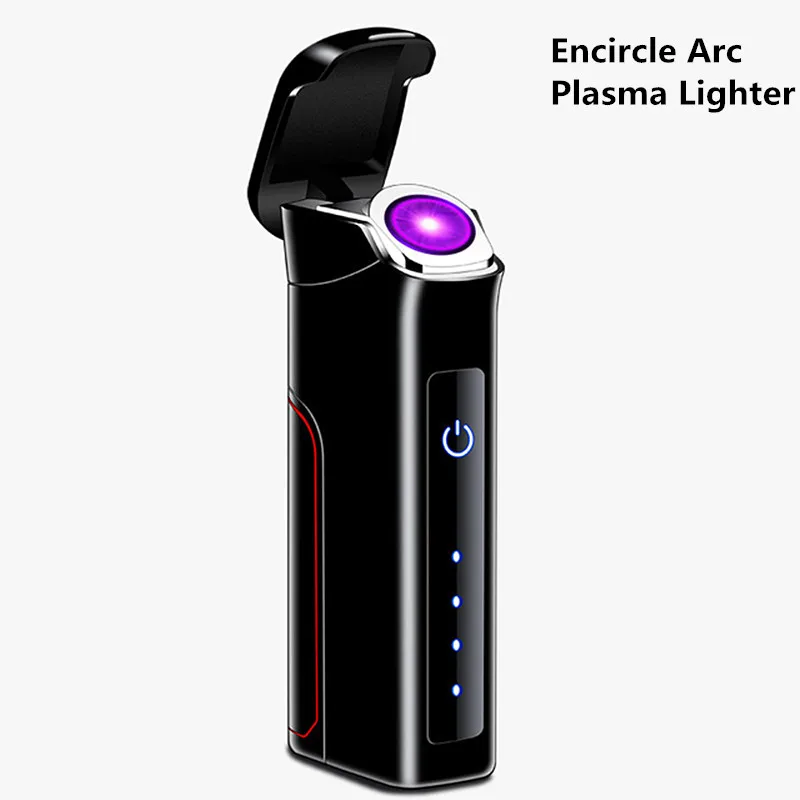 Плазменная Зажигалка Encircle Arc 800 мАч съемный большой аккумулятор Usb ветрозащитный
