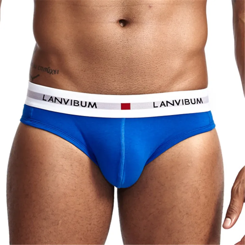 LM619 colorblue Бренд ORLVS, сексуальное мужское нижнее белье, боксеры, Cuecas, пэтчворк, одноцветные, для геев, нижнее белье, calzoncillos hombre, слипы, мужские шорты - Цвет: LM619 colorblue