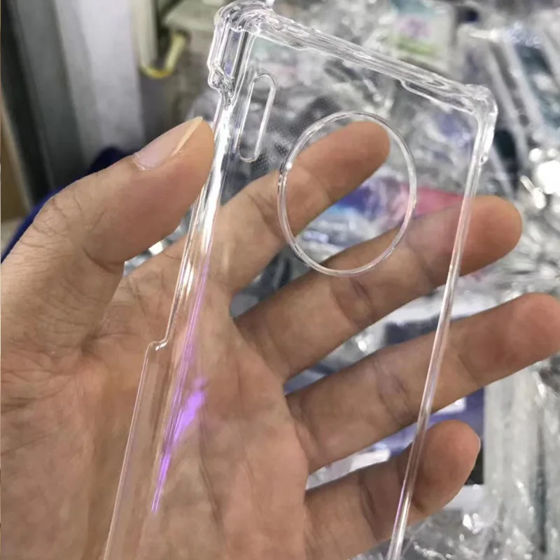 Силиконовый противоударный чехол с подушкой безопасности для Huawei Mate 30 Pro мягкая