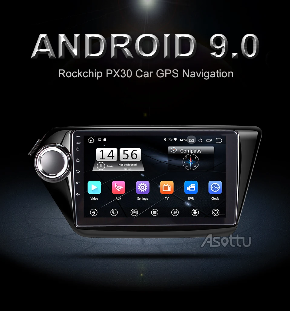 Asottu KI301 dsp px30 ips android 9,0 автомобильный dvd для Kia k2 RIO 2010 2011 2012 2013 автомобильный Радио Стерео dvd gps