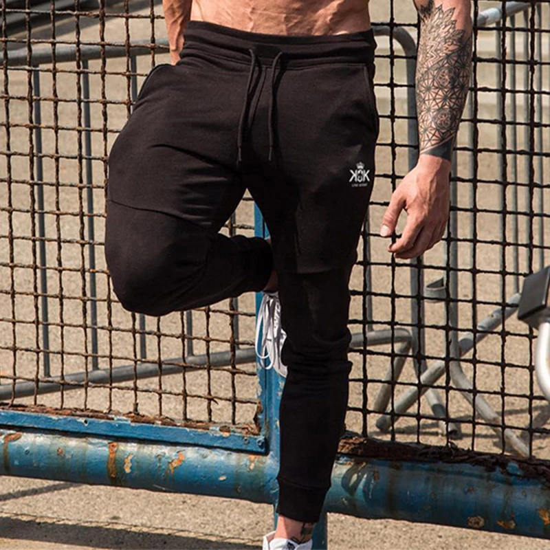 2020 Хлопковые Штаны для бега мужские брюки спортивная одежда спортивные штаны