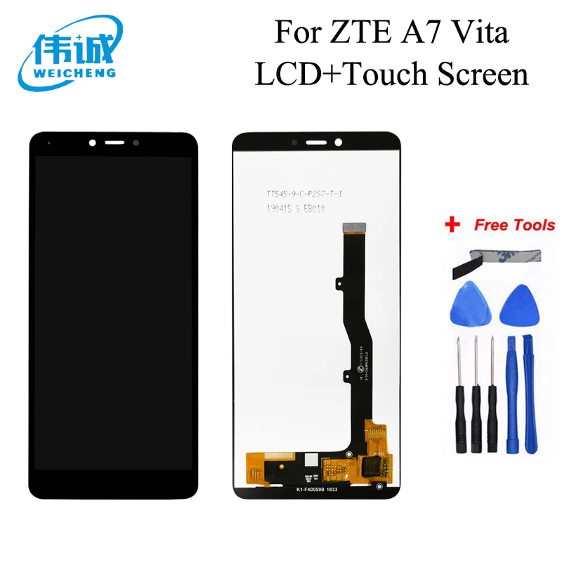 Для ZTE лезвие A7 Vita ЖК-дисплей Дисплей + кодирующий преобразователь сенсорного