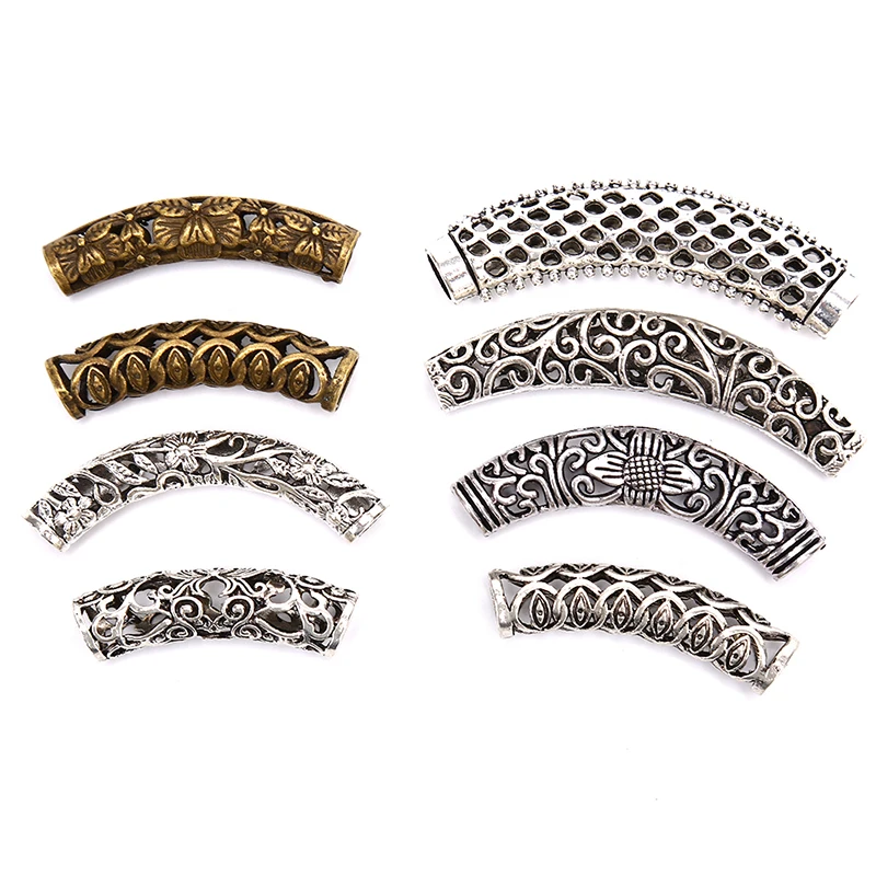 1 шт. африканская коса для волос медная трубка металлическое полое кольцо Dread