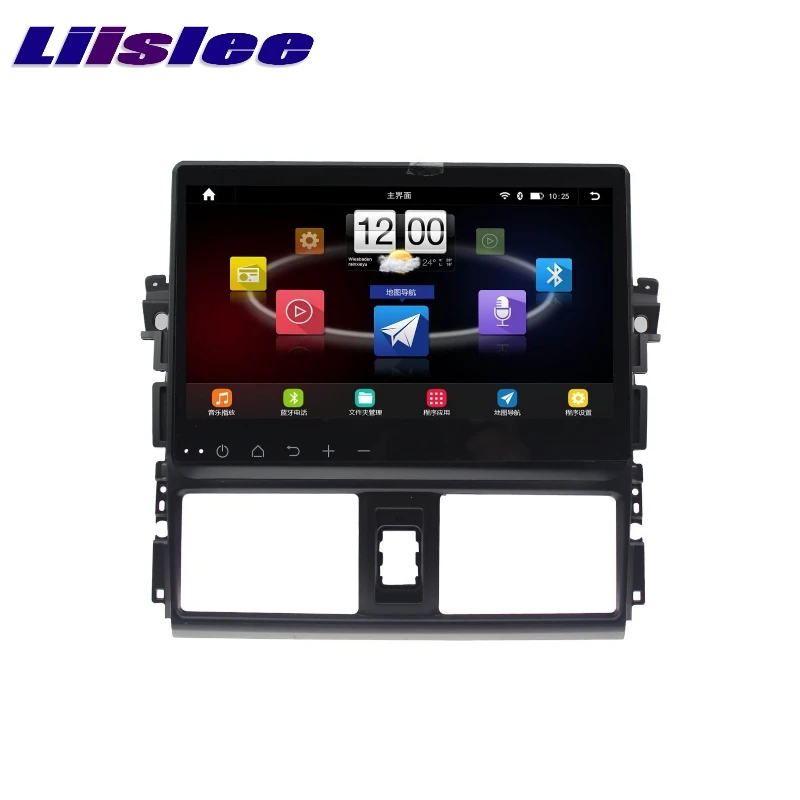 Для Toyota Vios XP150 Yaris Sedan LiisLee Автомобильный мультимедийный ТВ DVD GPS аудио Hi-Fi Радио