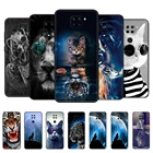 Чехол для Xiaomi Redmi Note 9S Note 9, чехол для Redmi Note 9 Pro Note9S Note9Pro Note9, черный чехол из ТПУ, чехол с львом, тигром, волком, котом